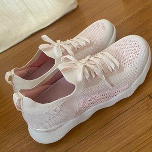 SKETCHERS MASSAGE FIT WHITE/PINK SNEAKERS